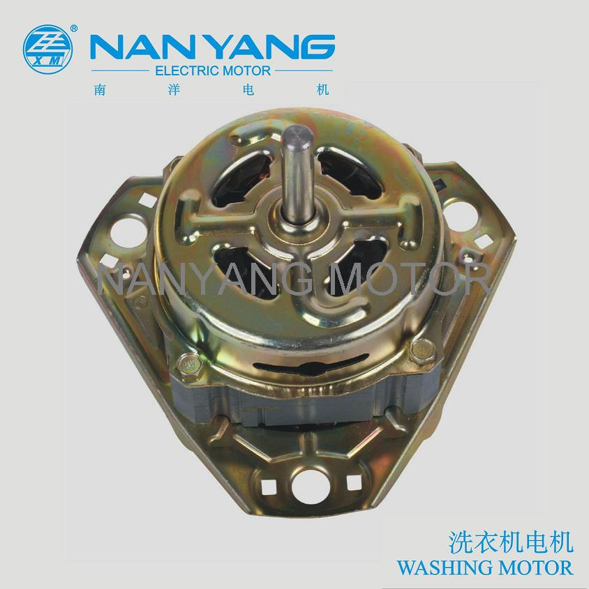 Washing machine motor with four-hole diamond-shaped mounting plate